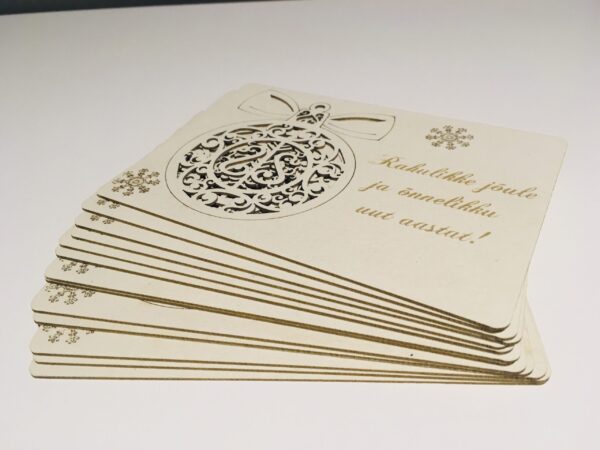 Jõulukaart jõuluehtega kartong - Image 4