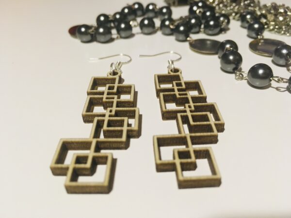 Kõrvarõngad Ruudud - Image 2