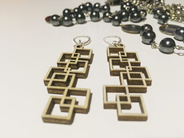 Kõrvarõngad Ruudud - Image 3