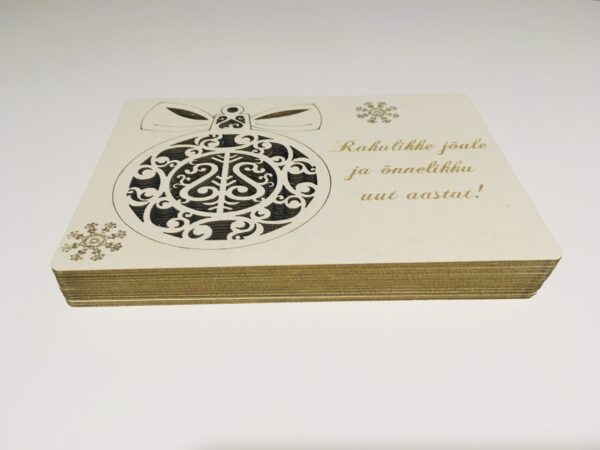 Jõulukaart jõuluehtega kartong - Image 3