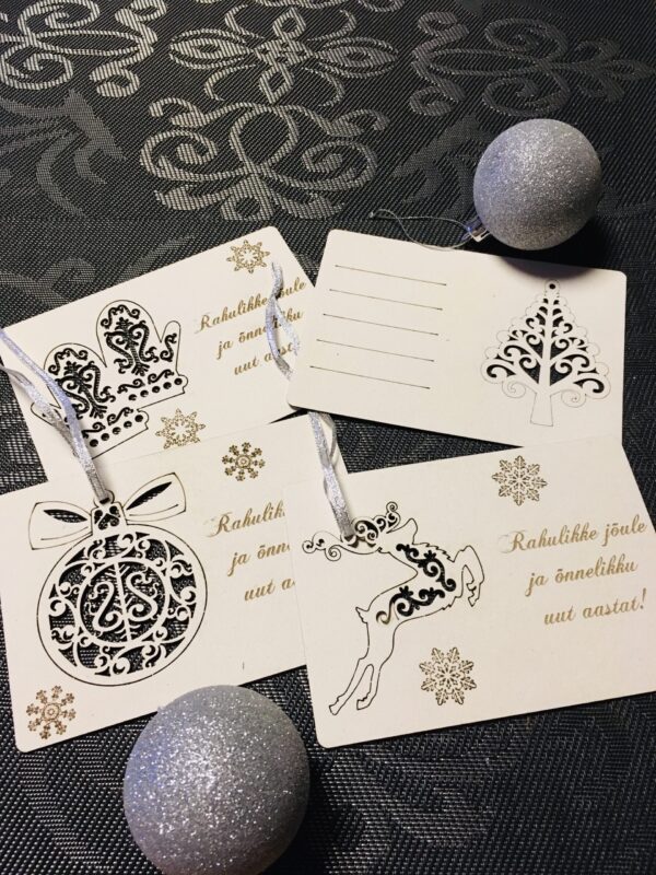 Jõulukaart jõuluehtega kartong - Image 10