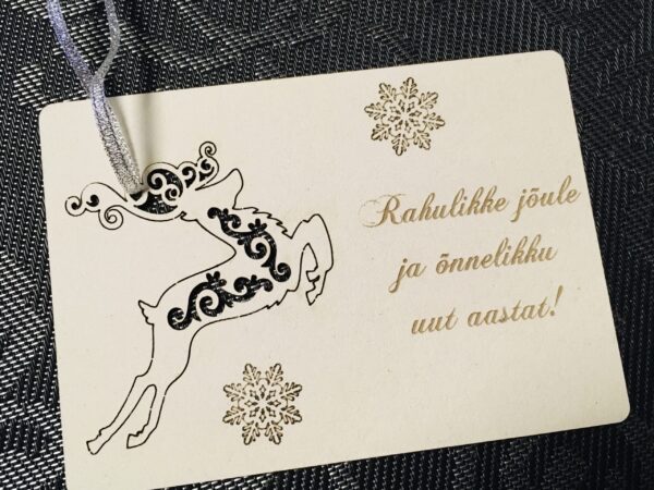 Jõulukaart jõuluehtega kartong - Image 9