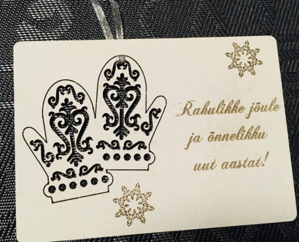 Jõulukaart jõuluehtega kartong - Image 8