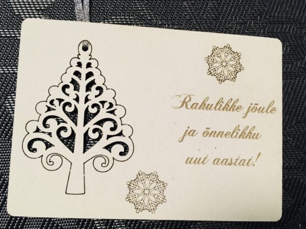 Jõulukaart jõuluehtega kartong - Image 7