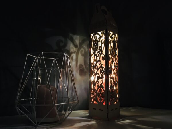 Veinipudeli karp ja valgusti - Image 3