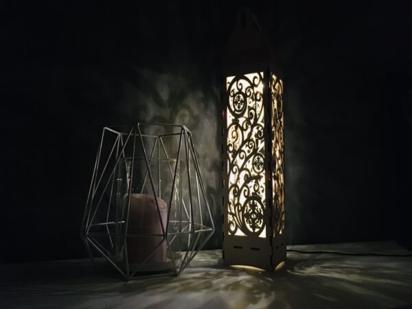 Veinipudeli karp ja valgusti - Image 4