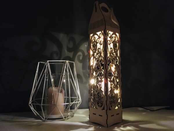 Veinipudeli karp ja valgusti - Image 5