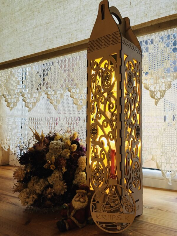 Veinipudeli karp ja valgusti - Image 7