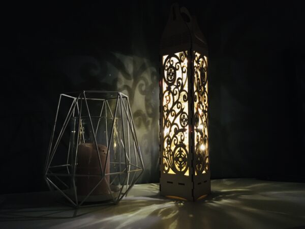 Veinipudeli karp ja valgusti - Image 2