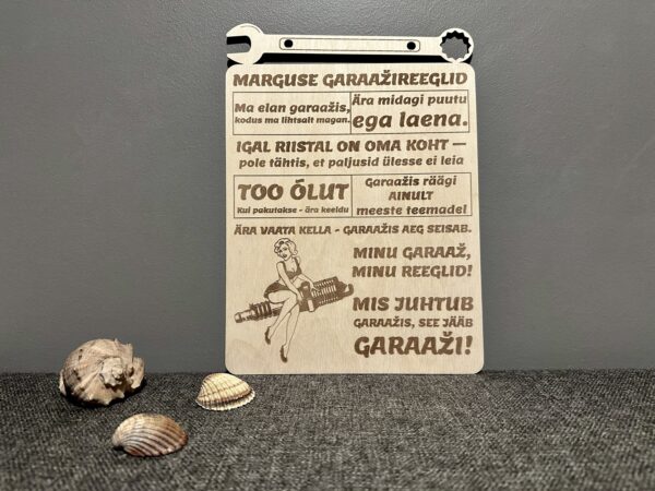 Tahvel reeglitega - Image 2